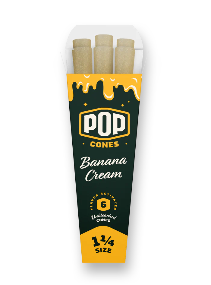 Banana Cream Pop Cones