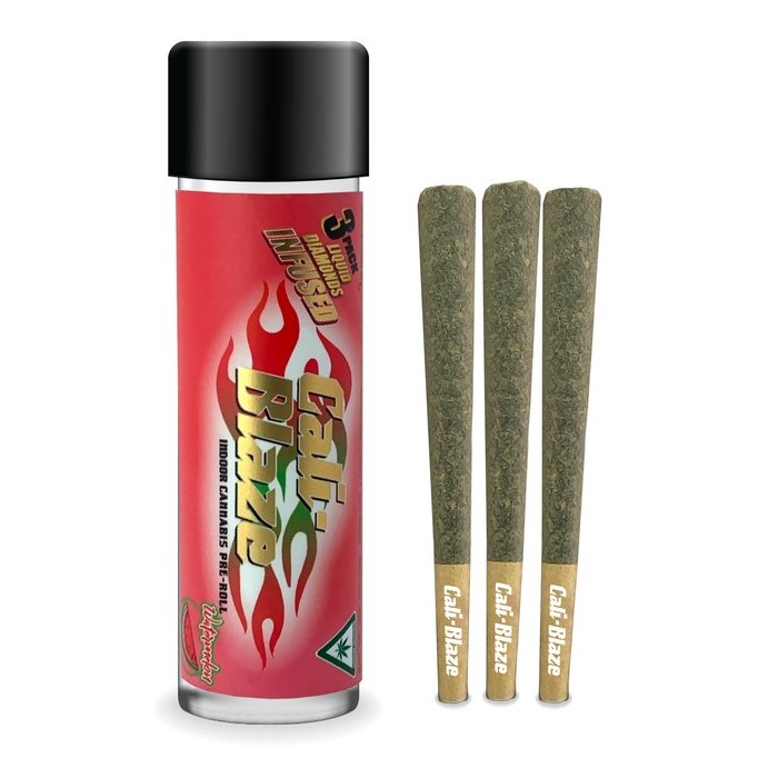 Buy Cali Blaze Infused Pre-Roll Watermelon 3 Pack x 1.0 g image