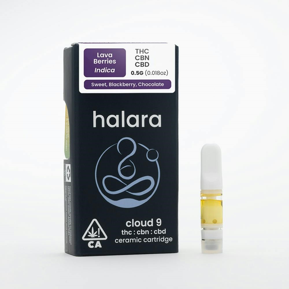 Buy Halara Cartridges Lava Berries - THC:CBN:CBD .5 g image