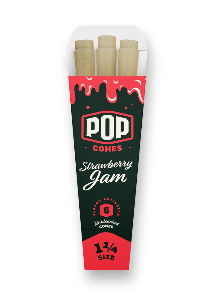 Strawberry Jam Pop Cones