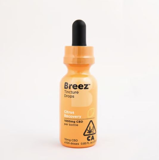 Citrus Recovery Drops (1000mg CBD) Breez