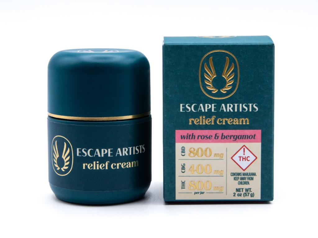 Rose & Bergamot 2:1:2 CBD:CBG:THC Escape Artists