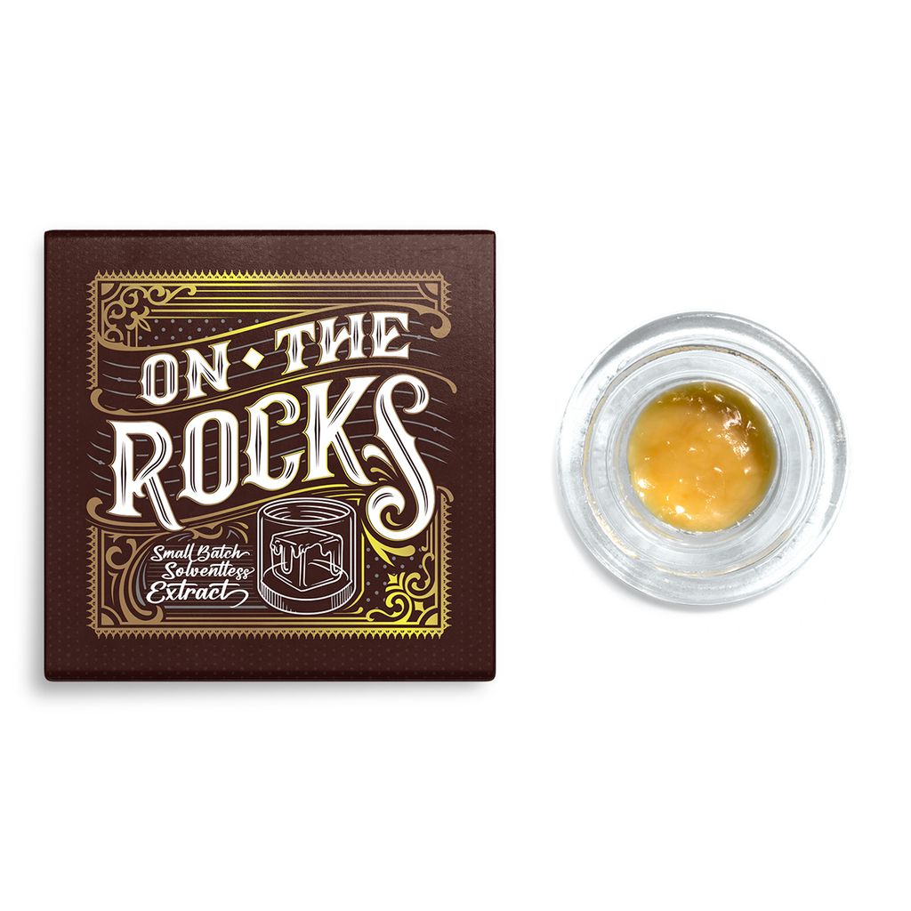 On The Rocks Jet Fuel x Gelato Badder Live Rosin Concentrate, 1g