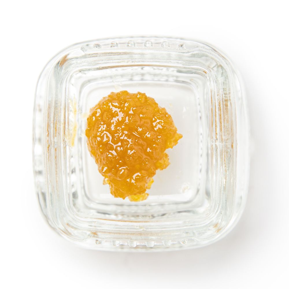 Double Bear Lemon Sweet Skunk Sugar Cured Resin Concentrate, 4g