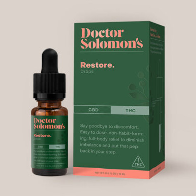 Restore 1:1 CBD:THC Drops  Dr. Solomon's