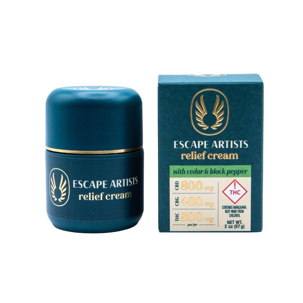 Cedar & Black Pepper Relief Cream Escape Artists