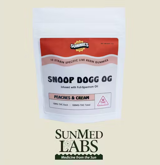 gem スヌープドッグ Buy Peaches & Cream Live Resin 100mg Gummies online - gLeaf