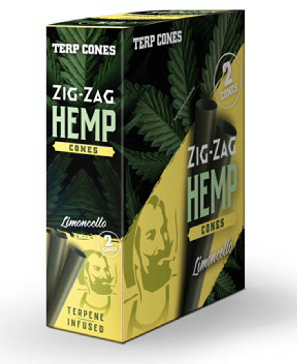 Terpene Infused Hemp Cone - Limoncello Zig-Zag