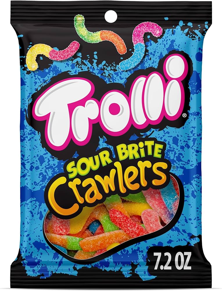 Sour Brite Crawlers Gummies Trolli