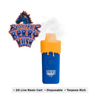 Blucifer Berry Kush Live Resin AIO Packwoods