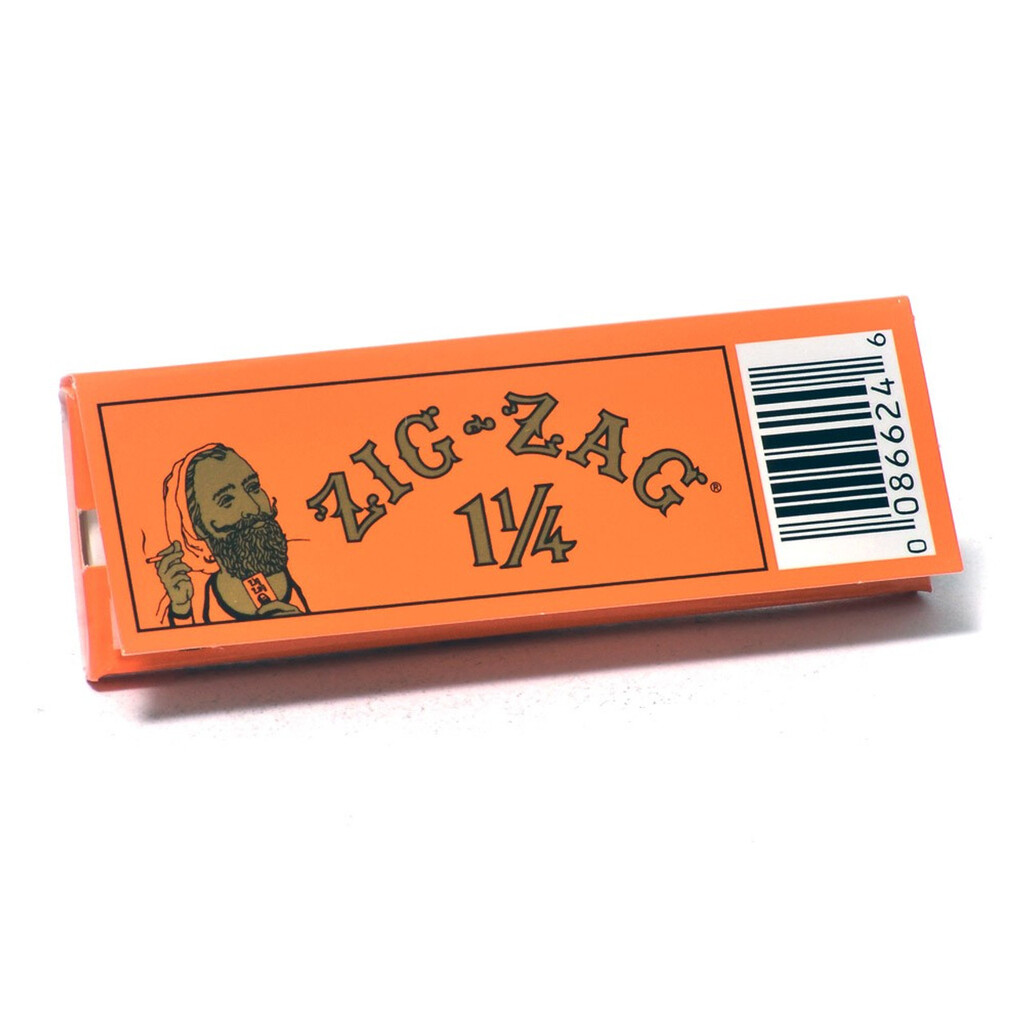 Orange 1 1/4" Rolling Papers Zig Zag