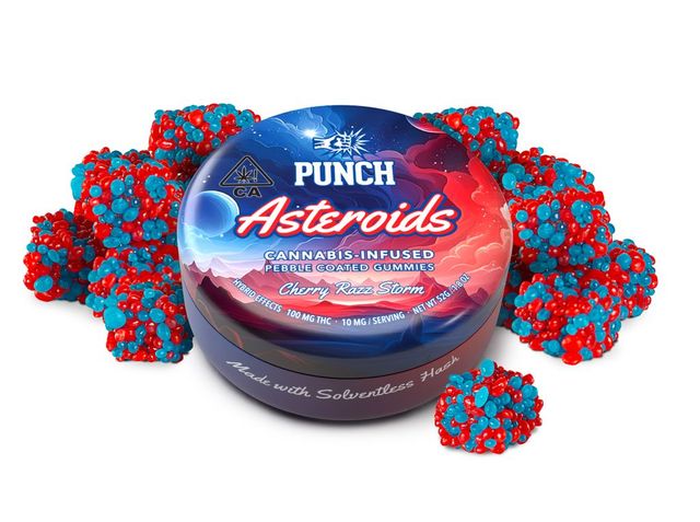 Cherry Razz Storm Solventless Asteroids Punch Edibles