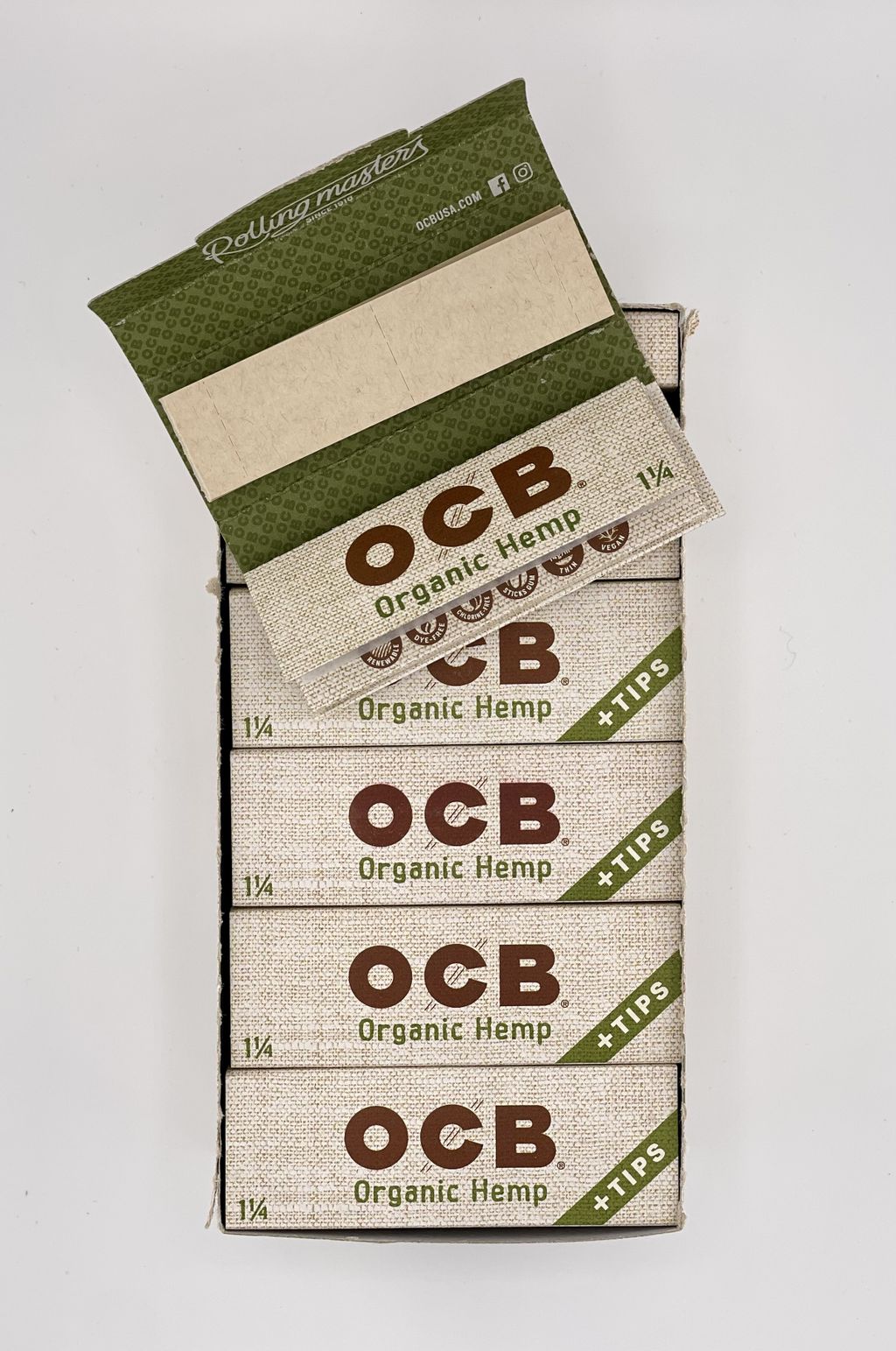 Organic Hemp 1 1/4 Papers OCB