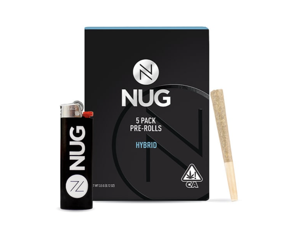 Gandy Gas 5 Pack Pre-Rolls NUG