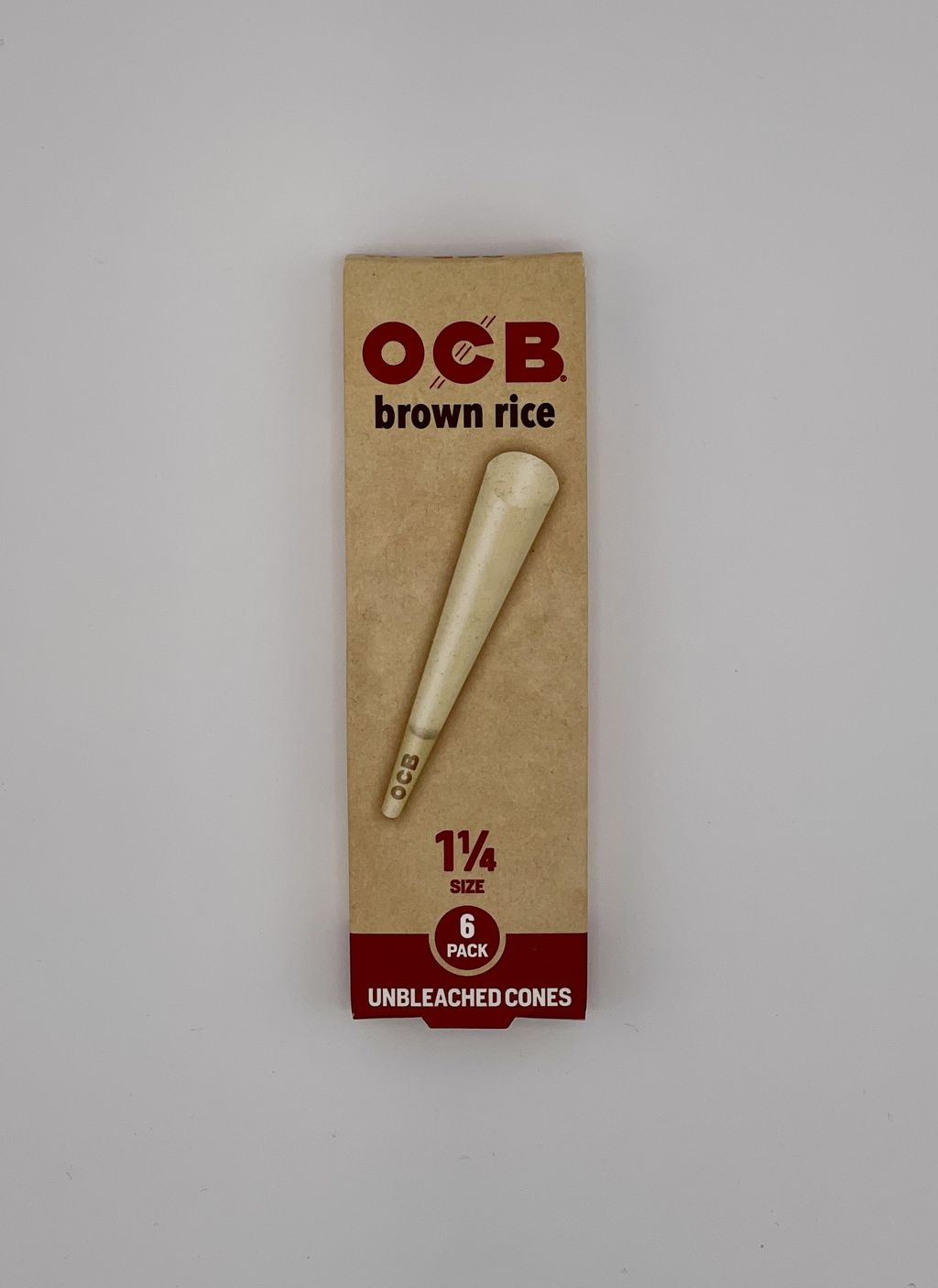 Brown Rice 1 1/4 Cones OCB