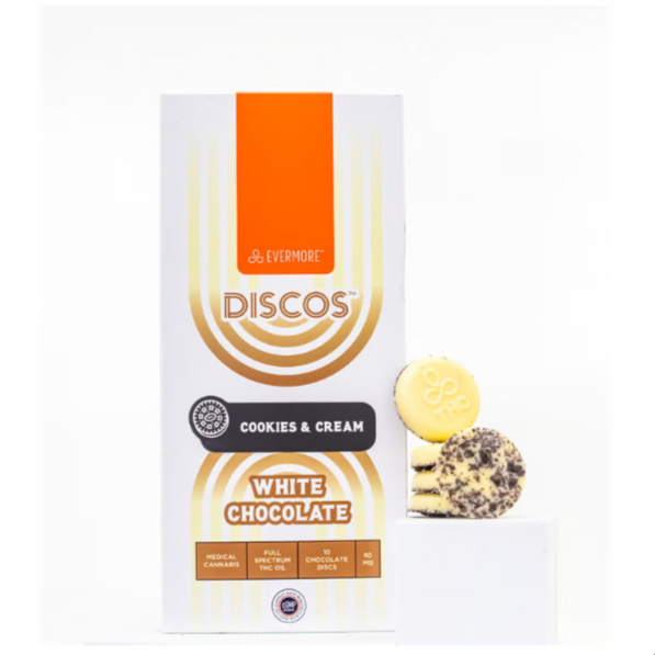 White Chocolate Cookies & Cream Discos