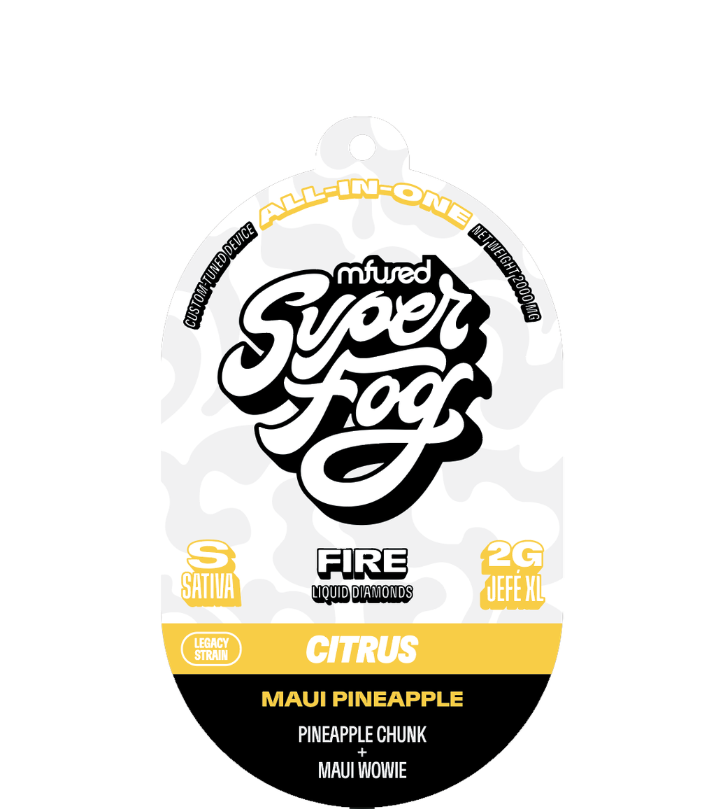 SuperFog Fire Maui Pineapple Live Resin 2g All-In-One