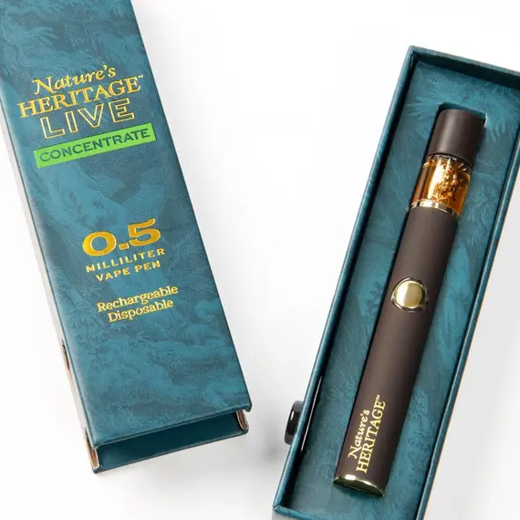 Buy Chocolatina 0.5g Live Resin Disposable Pen | 0.5g | Nature's Heritage