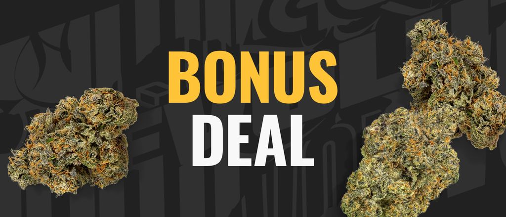 Cannabis Promo, Cannabis Sales, Cannabis Discounts, Cannabis on Sale, Buy Any Flora Brands 3.5g Flower, Get a 1¢ Select Pre-roll 