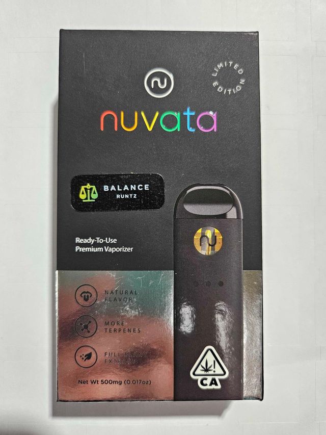 Balance: Runtz Live Resin AIO Nuvata