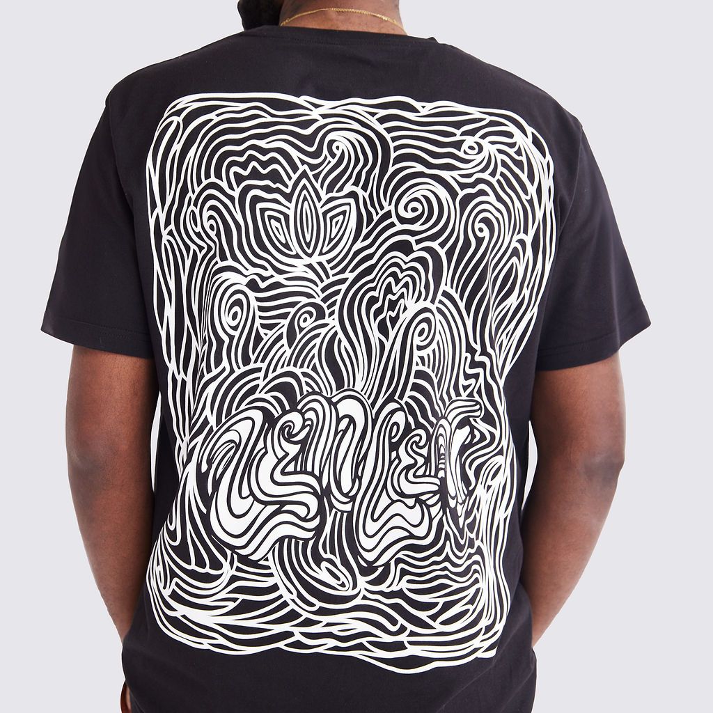 Zen Leaf Black Dylan T-Shirt  Short Sleeve T-Shirt, S - image 3