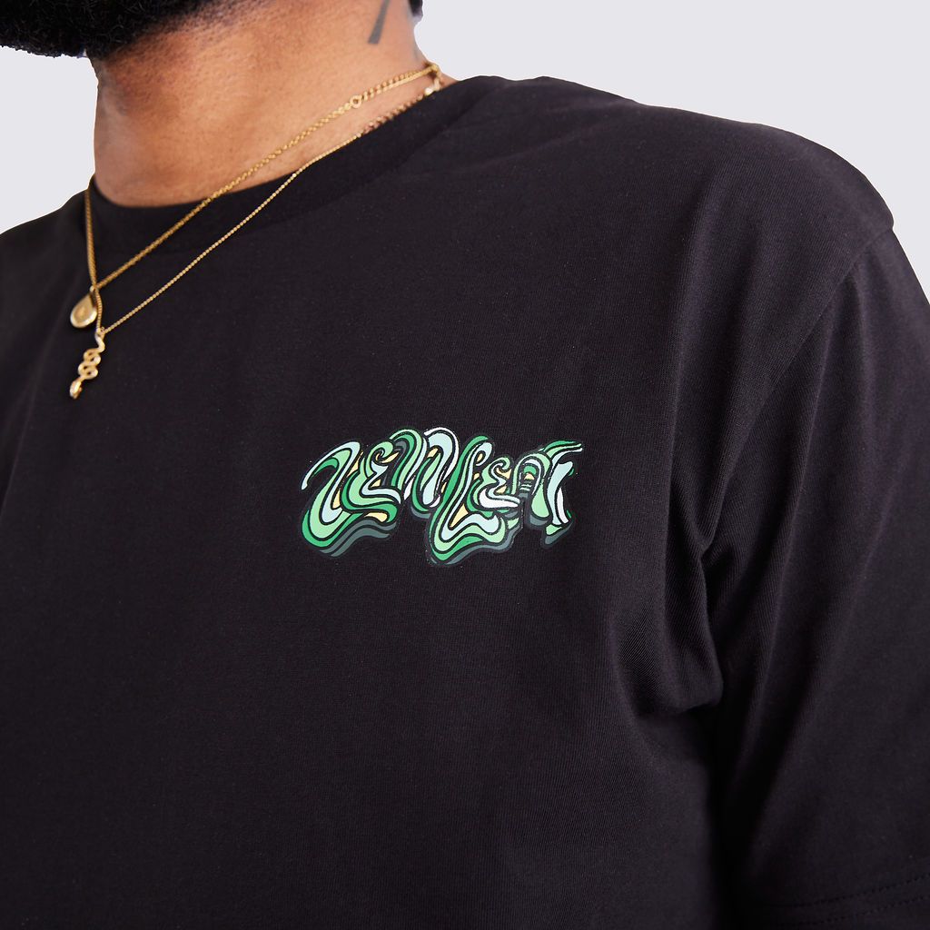 Zen Leaf Black Dylan T-Shirt  Short Sleeve T-Shirt, S - image 2