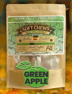 Green Apple Caramel River Valley Relief