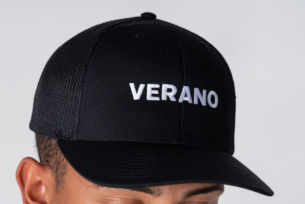 Verano Black Dap Cap Hat, Adjustable - image 3