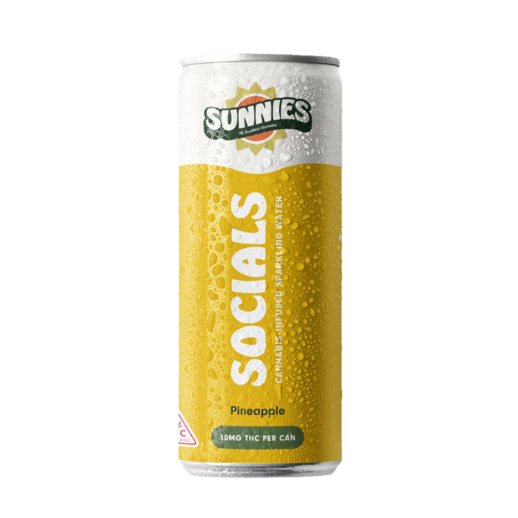 Pineapple Sparkling Water Sunnies Socials