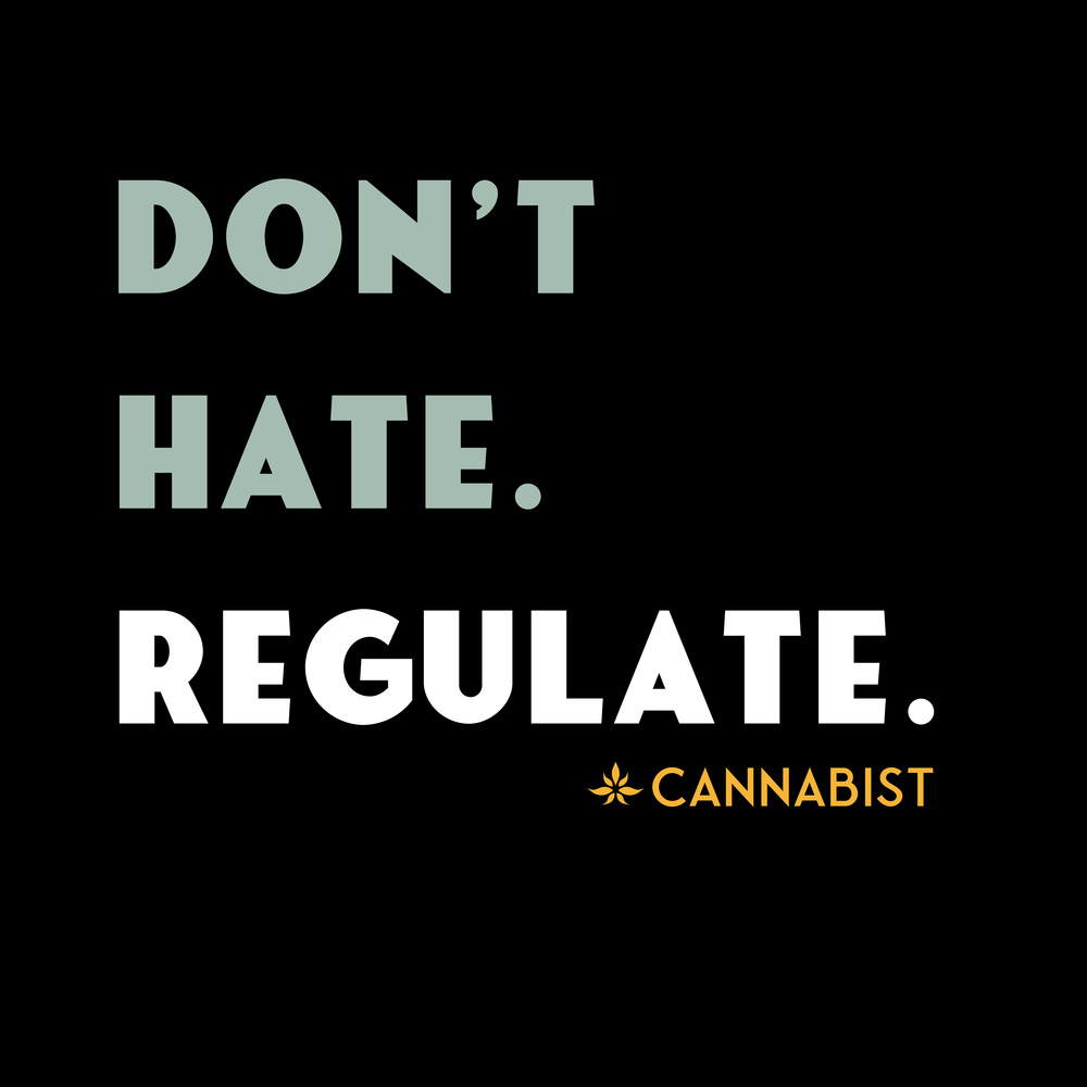 Don't Hate S/S Tee Cannabist