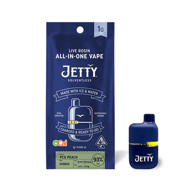 PCG Peach Solventless AIO Jetty Extracts