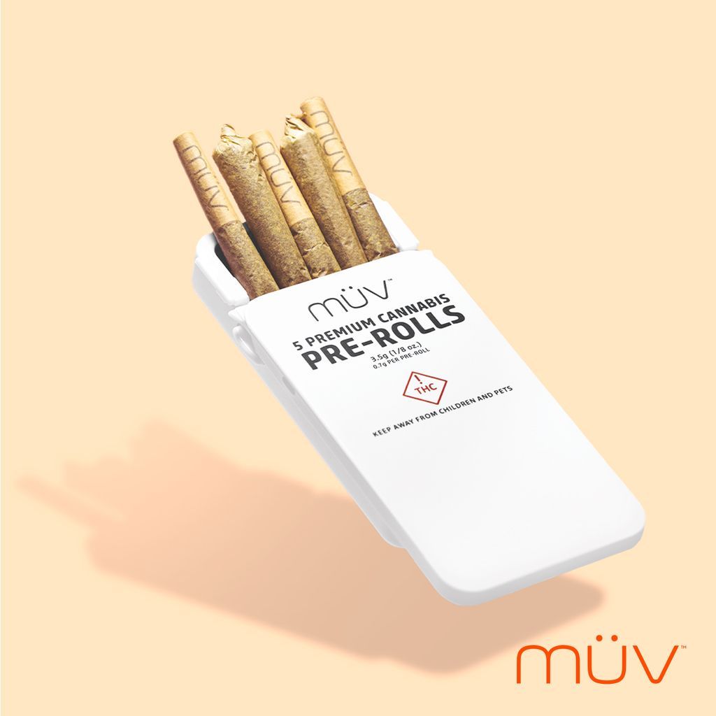 MÜV Modified Macberry Moonshine Multi-Pack Pre-Roll, 3.5g, 5-Pack