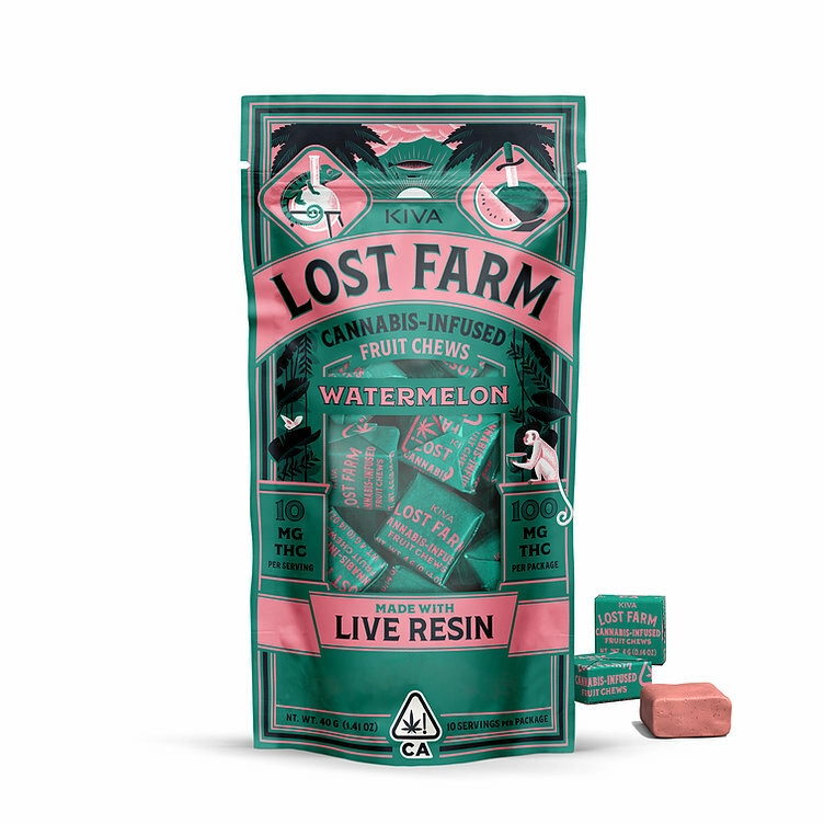 Lost Farm Live Resin Watermelon - Slurricrasher KIVA