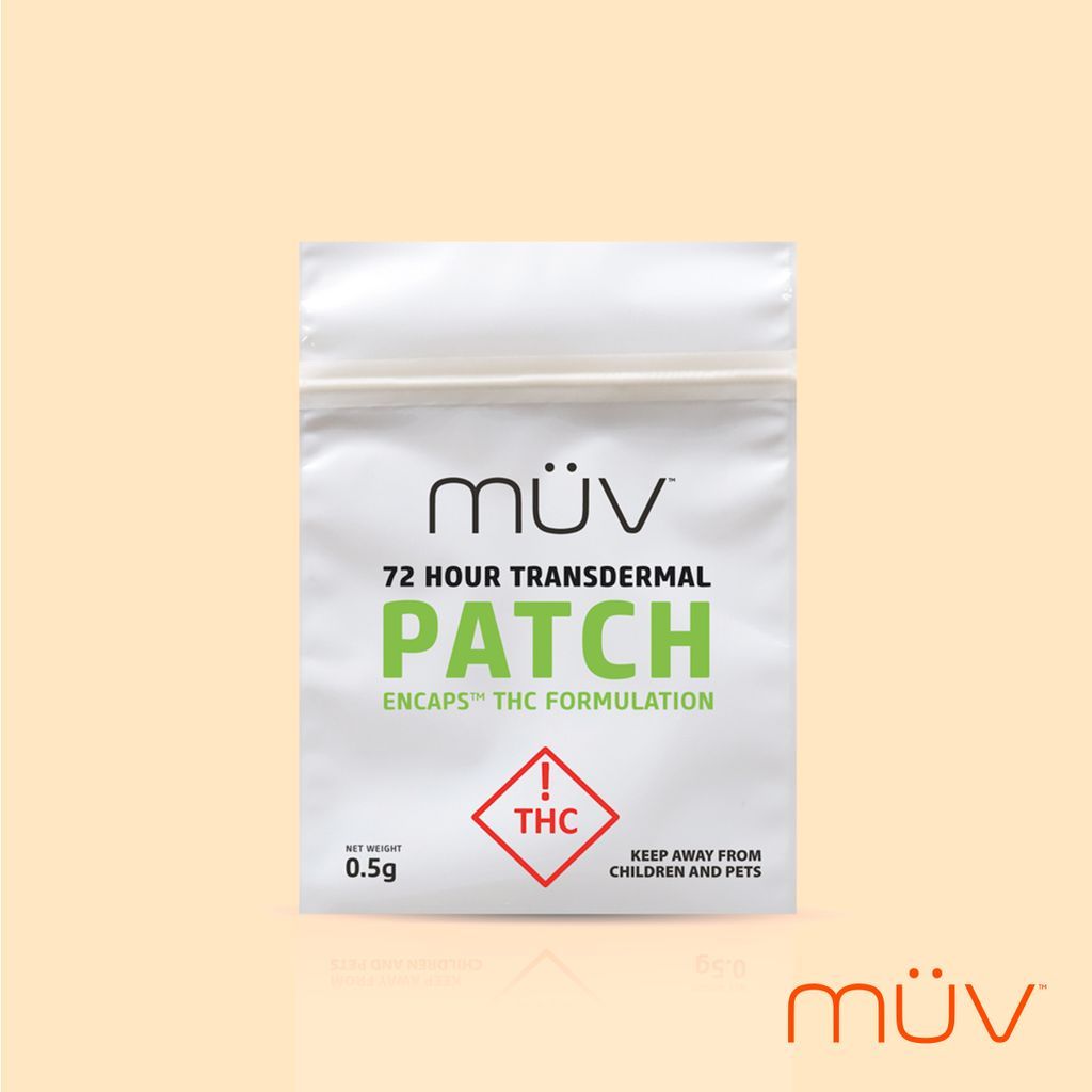 MÜV 72 Hour THC Patch Transdermal Patch Topical, 20mg