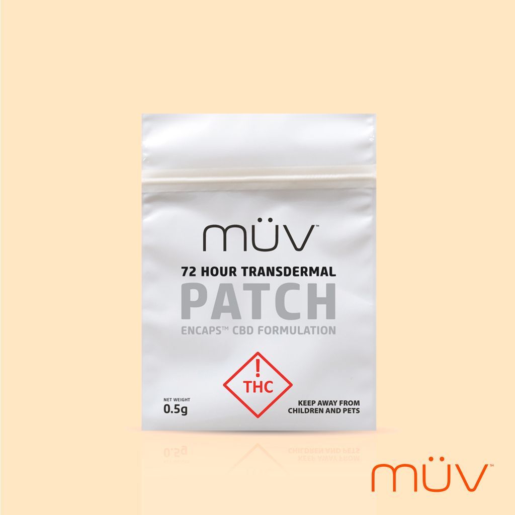MÜV 72 Hour CBD Patch Transdermal Patch Topical, 20mg