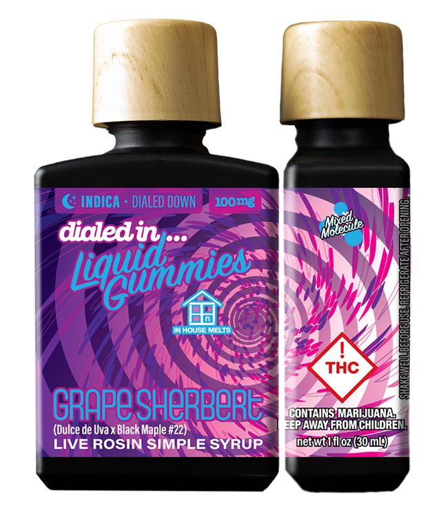 Grape Sherbert Liquid Gummies Dialed In