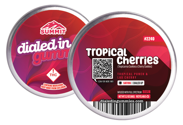 Tropical Cherries Gummies Dialed In