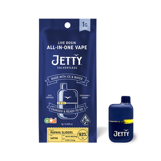 Papaya Sliders Solventless AIO Jetty Extracts