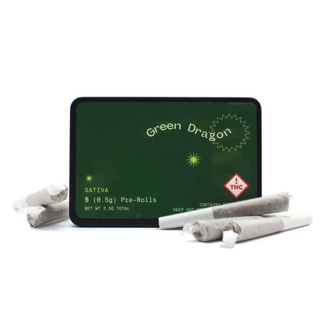 Tropicana Cookies Preroll 5-Pack Green Dragon (CO)
