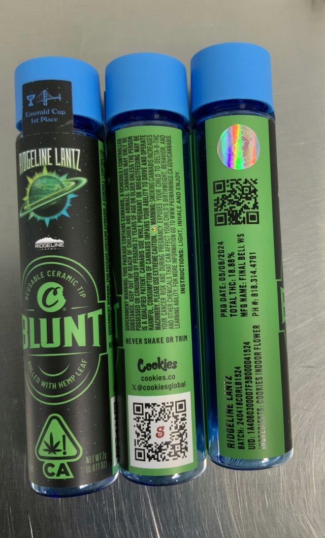 Ridgeline Lantz Blunt Cookies