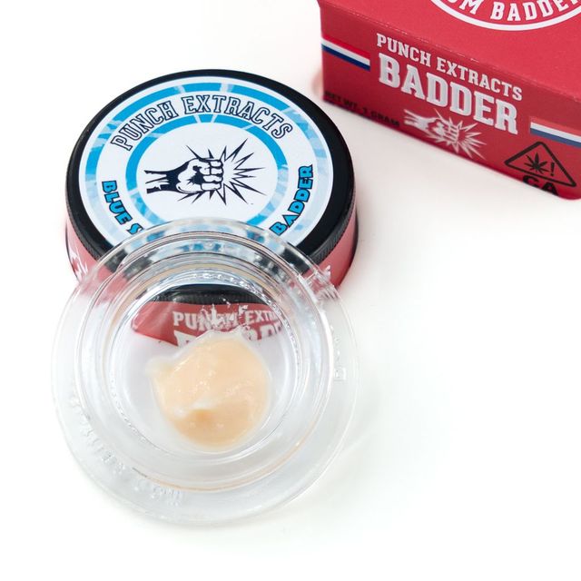 Blue Sherbanger BHO Badder Punch Edibles