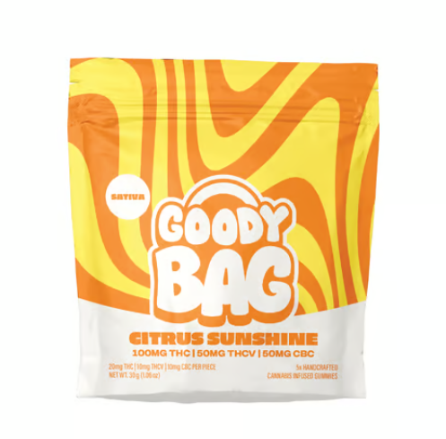 Goody Bag Citrus (2:1:1 THC:CBC:THCV) Gummies 100mg 5pk