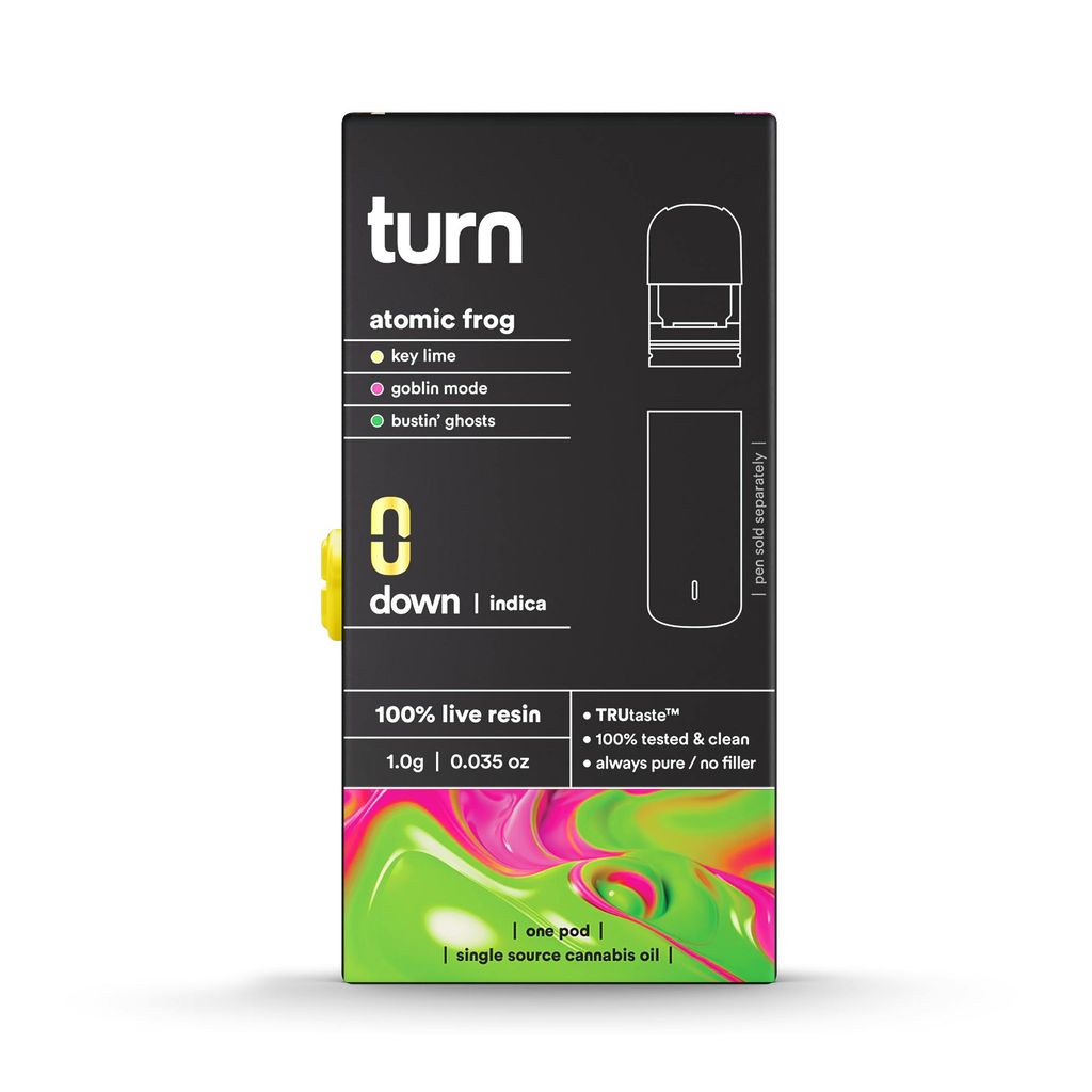 Turn Atomic Frog Live Resin 1g Pod