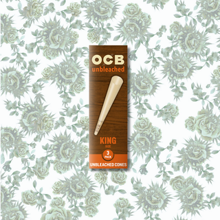 Unbleached Virgin King Size Cones [3pk] OCB