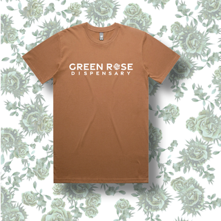 Cocoa Tees w/1c Font Green Rose
