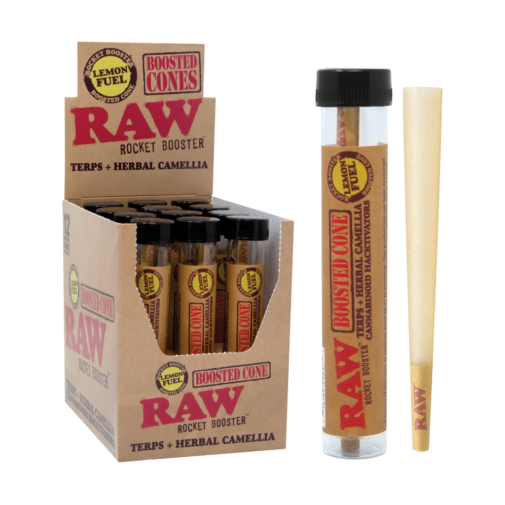 Raw King Size Terp'd Cones | Lemon Fuel