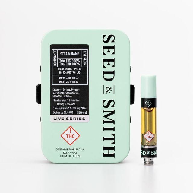 Purple Punch Live Resin Cartridge Seed & Smith