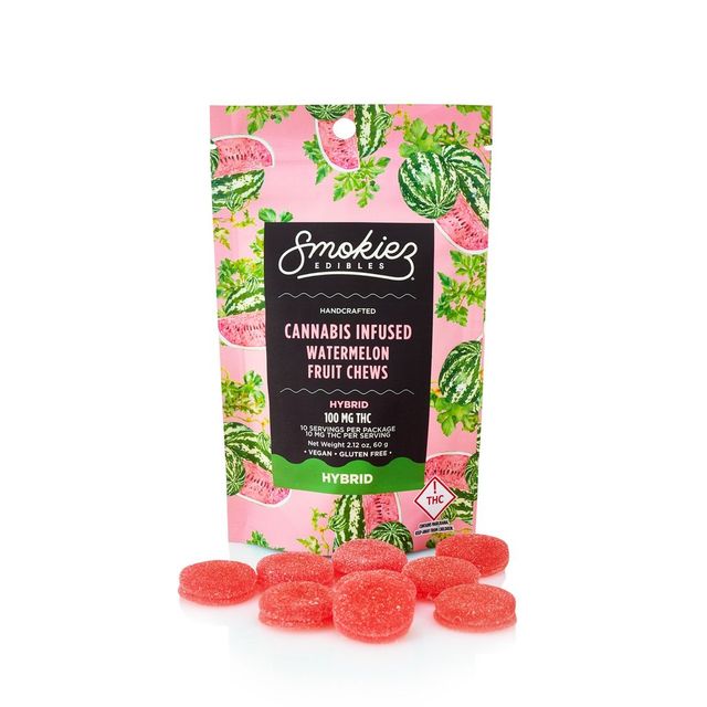 Watermelon Gummies Smokiez Edibles