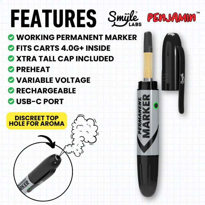 Permanent Marker 510 Thread  Battery
