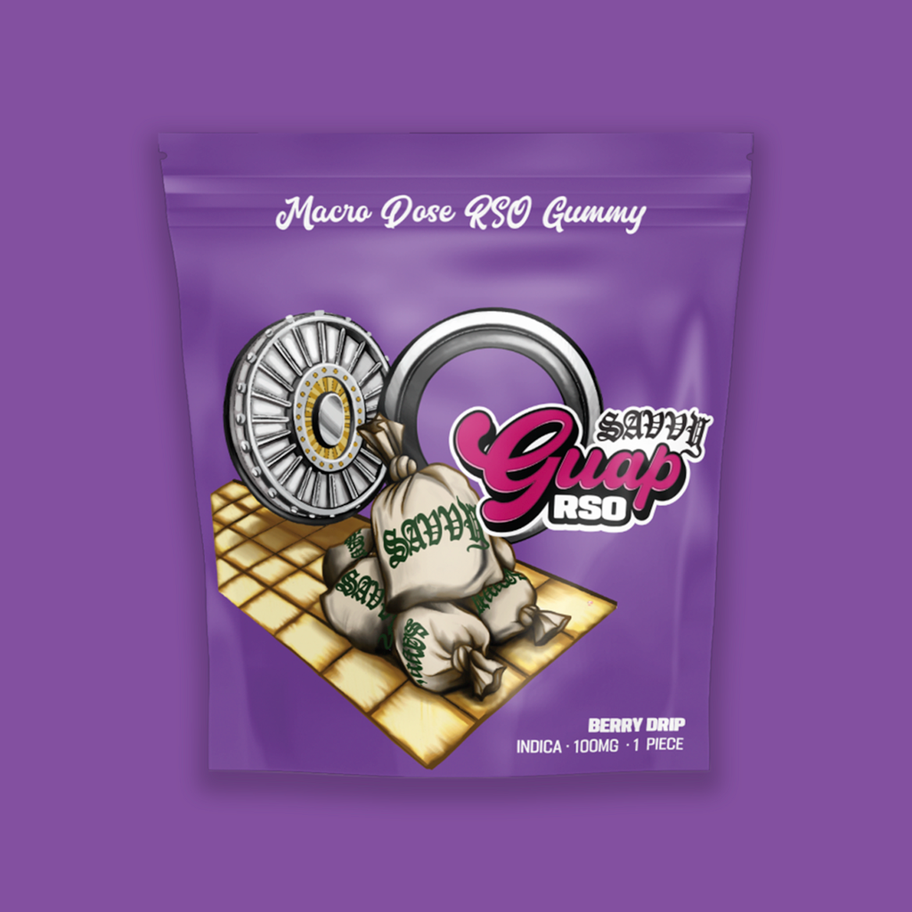 Savvy Guap Berry Drip RSO Gummy Candy Edible, 100mg, 1pk